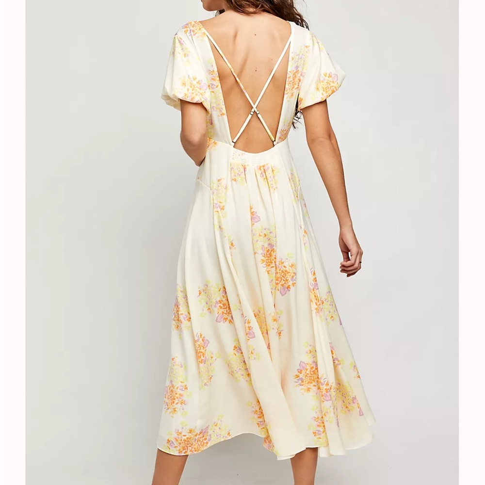 Laura Printed Midi Dress